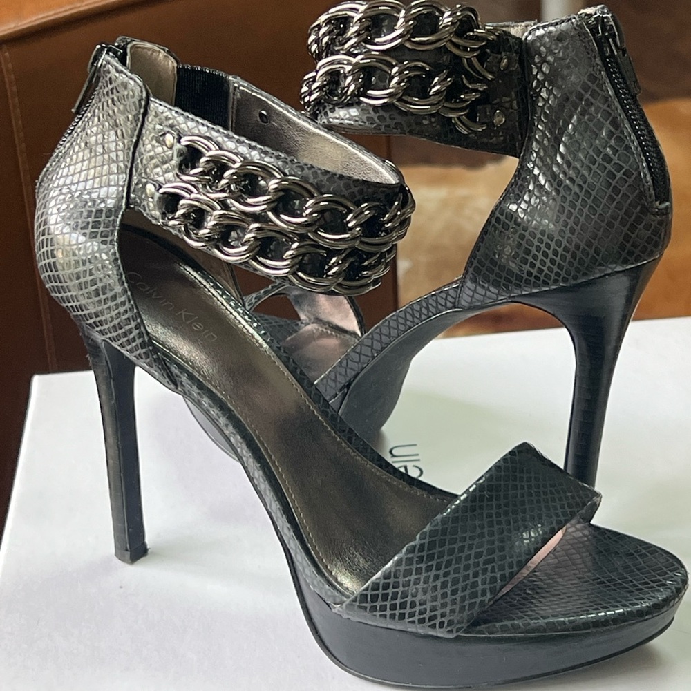 Calvin Klein Open Toe Heels